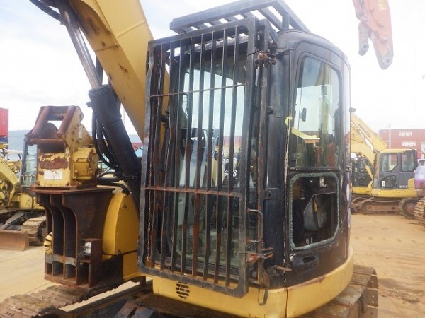 CAT 308DCR ★ Excavator ★ 450G, BLADE, PIPING, A/C, QUICK HITCH, W/ HARVESTER - Image 7