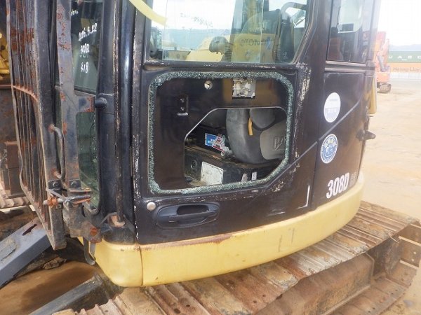 CAT 308DCR ★ Excavator ★ 450G, BLADE, PIPING, A/C, QUICK HITCH, W/ HARVESTER - Image 8