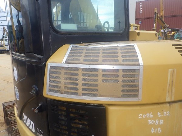 CAT 308DCR ★ Excavator ★ 450G, BLADE, PIPING, A/C, QUICK HITCH, W/ HARVESTER - Image 9
