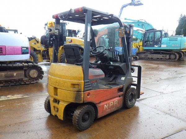 TOYOTA 7FB15 ★ Forklift ★ 3m, 1450kg, FORK POSITIONER, W/ BATTERY CABLE - Image 5