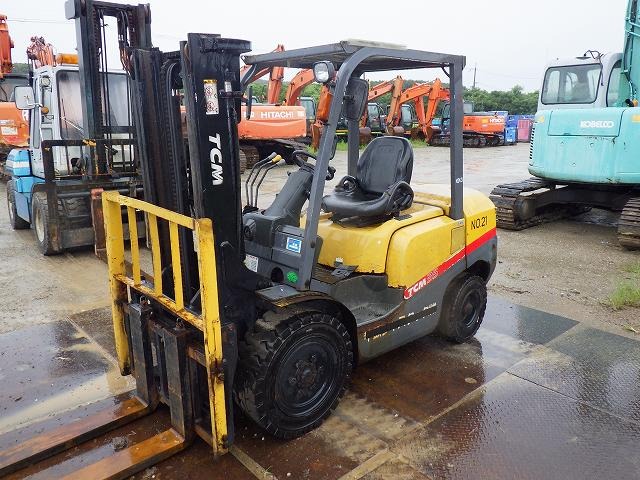 TCM FD35T3S ★ Forklift ★ 3m, 3000kg, SIDE SHIFT Engine doesn't start 不動車