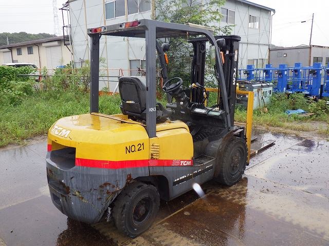 TCM FD35T3S ★ Forklift ★ 3m, 3000kg, SIDE SHIFT Engine doesn't start 不動車