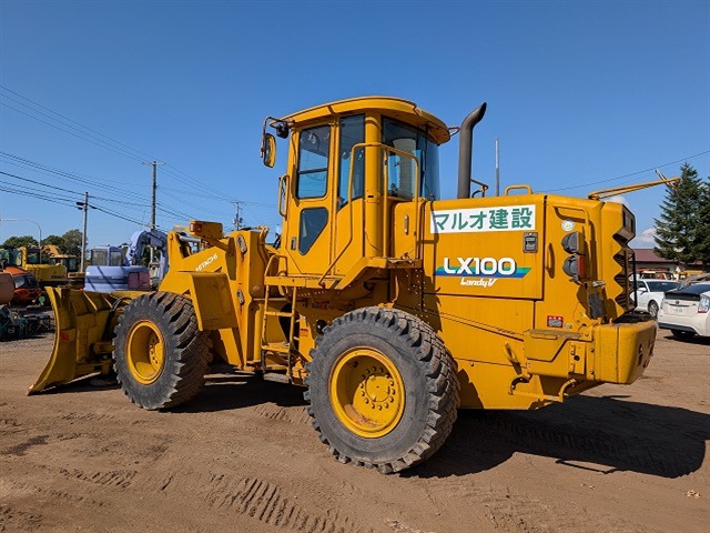 HITACHI LX100-5 ★ Loader(Crawled/Wheeled) ★ CAB, V-Plow, Piping, A/C, 54,818km