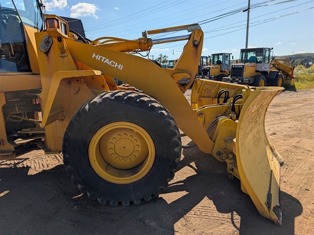 HITACHI LX100-5 ★ Loader(Crawled/Wheeled) ★ CAB, V-Plow, Piping, A/C, 54,818km