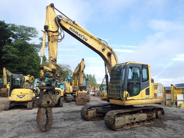 KOMATSU PC120-8 ★ Excavator ★ 500G+PAD, ROPS CAB, ROTARY FORK, 5PIPING, A/C
