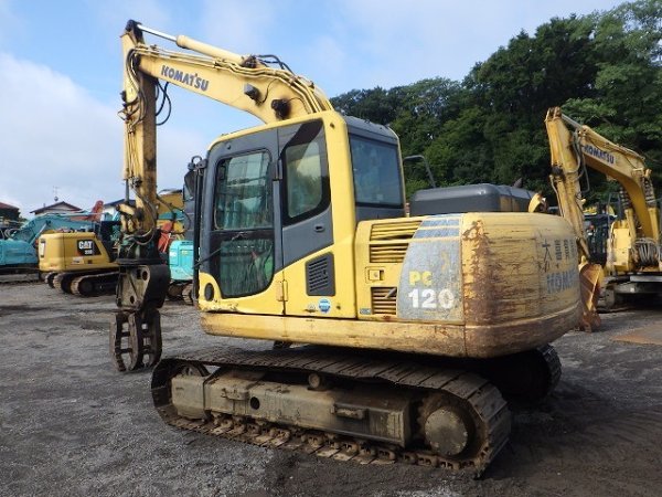 KOMATSU PC120-8 ★ Excavator ★ 500G+PAD, ROPS CAB, ROTARY FORK, 5PIPING, A/C - Image 62