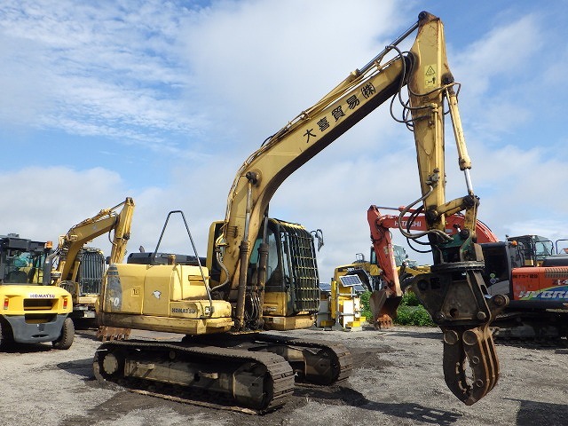 KOMATSU PC120-8 ★ Excavator ★ 500G+PAD, ROPS CAB, ROTARY FORK, 5PIPING, A/C