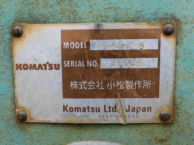 KOMATSU PC40R-8 ★ Mini Excavator ★ 400R, CAB, PIPING