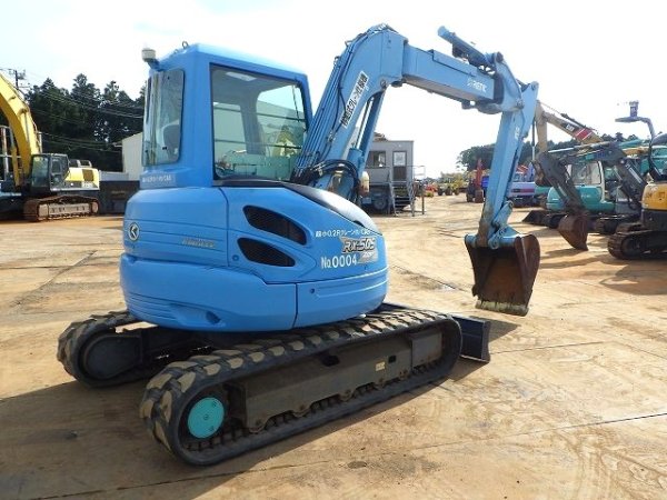 KUBOTA RX-505 ★ Mini Excavator ★ 400R, CAB, ARM CRANE, MULTI (2WAY) - Image 7