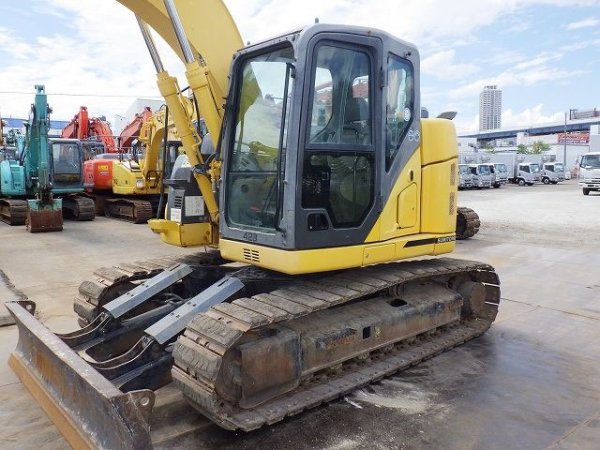 SUMITOMO SH125X-6 ★ Excavator ★ 500G+PAD, ROPS CAB, BLADE, ARM CRANE, A/C, MULTI - Image 3