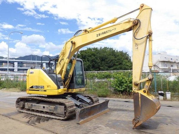 SUMITOMO SH125X-6 ★ Excavator ★ 500G+PAD, ROPS CAB, BLADE, ARM CRANE, A/C, MULTI - Image 5