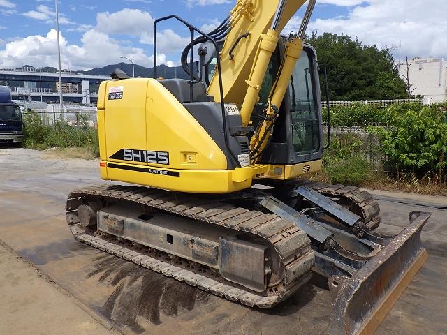 SUMITOMO SH125X-6 ★ Excavator ★ 500G+PAD, ROPS CAB, BLADE, ARM CRANE, A/C, MULTI