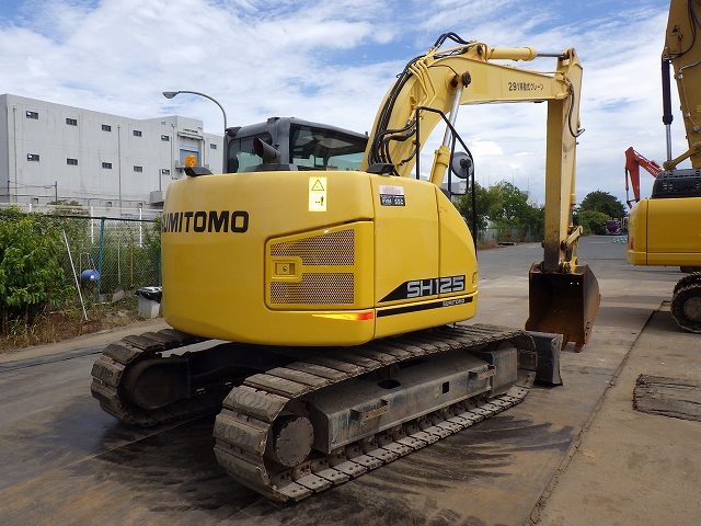SUMITOMO SH125X-6 ★ Excavator ★ 500G+PAD, ROPS CAB, BLADE, ARM CRANE, A/C, MULTI