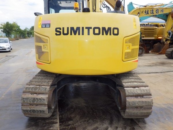 SUMITOMO SH125X-6 ★ Excavator ★ 500G+PAD, ROPS CAB, BLADE, ARM CRANE, A/C, MULTI - Image 8