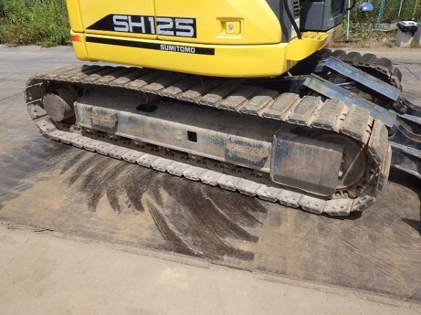 SUMITOMO SH125X-6 ★ Excavator ★ 500G+PAD, ROPS CAB, BLADE, ARM CRANE, A/C, MULTI - Image 31