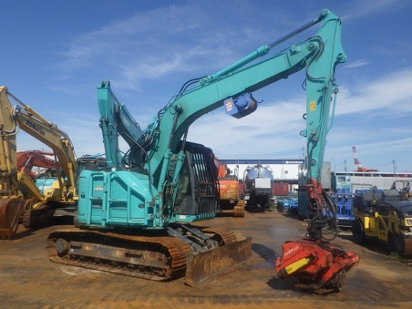KOBELCO SK135SR-3F ★ Excavator ★ 600G, ROPS CAB, PROCESSOR (GP35A-641), BLADE, COM-PIPING (5), A/C, MULTI, WINCH - Image 5