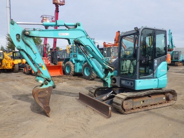 KOBELCO SK45SR-6E ★ Excavator ★ 400G+Pad, CAB, Blade, Piping, M/L, Arm Crane, A/C - Image 1