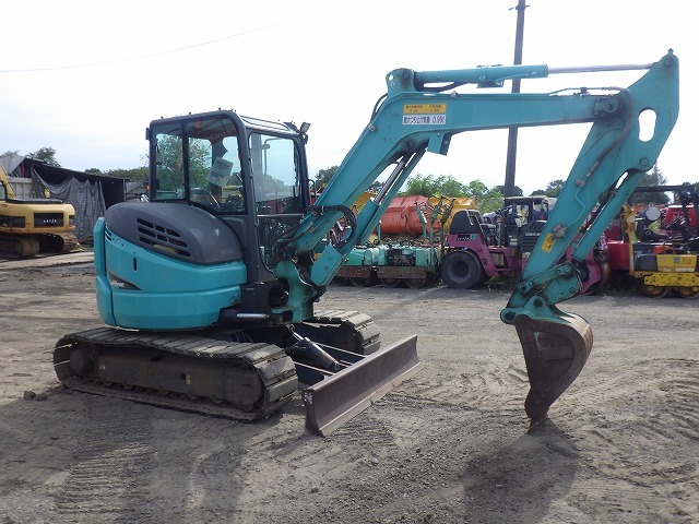 KOBELCO SK45SR-6E ★ Excavator ★ 400G+Pad, CAB, Blade, Piping, M/L, Arm Crane, A/C
