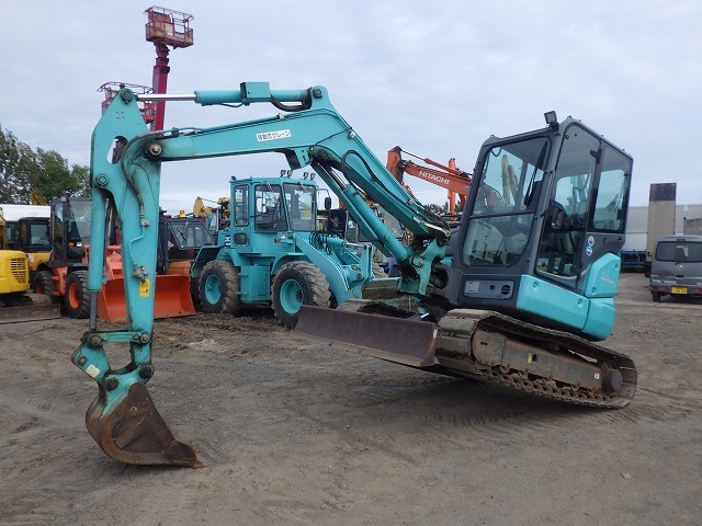 KOBELCO SK45SR-6E ★ Excavator ★ 400G+Pad, CAB, Blade, Piping, M/L, Arm Crane, A/C