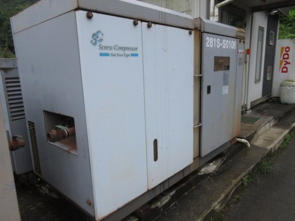 AIRMAN STATIONARY_COMPRESSOR_3unitsSet ★ Generator & Compressor ★ Not checked operation & availability of missing parts 動作及び欠品の有無未確認 - Image 25