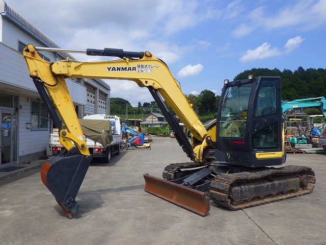 YANMAR VIO80-1 ★ Excavator ★ 450G+PAD, ROPS CAB, BLADE, ARM CRANE, A/C, MULTI, EPA