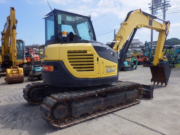 YANMAR VIO80-1 ★ Excavator ★ 450G+PAD, ROPS CAB, BLADE, ARM CRANE, A/C, MULTI, EPA - Image 5