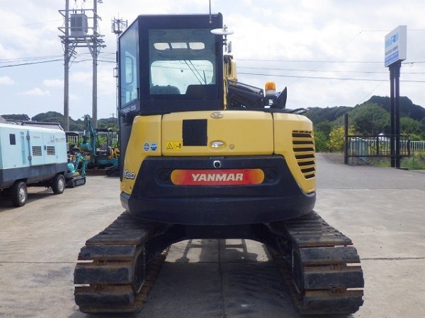 YANMAR VIO80-1 ★ Excavator ★ 450G+PAD, ROPS CAB, BLADE, ARM CRANE, A/C, MULTI, EPA - Image 6