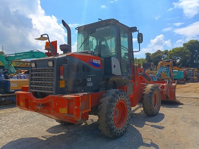 HITACHI ZW100-6 ★ Loader(Crawled/Wheeled) ★ ROPS CAB, GRAPPLE BKT, A/C, EPA