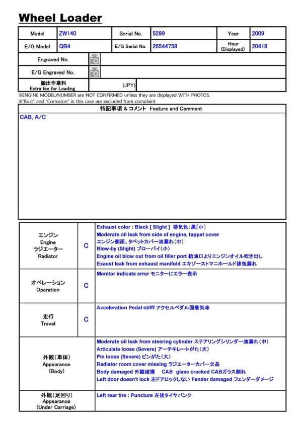 HITACHI ZW140 ★ Loader(Crawled/Wheeled) ★ CAB, A/C - изображение 2