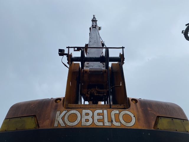 KOBELCO RK250-3 ★ Crane ★ Hook(Sub only), H-Outrigger, 32,566km(Odo meter Not working 走行距離メーター故障）, 揚検なし