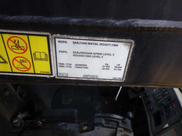 CAT 769D ★ Other ★ Off-highway dump truck, 132,759km - Image 42