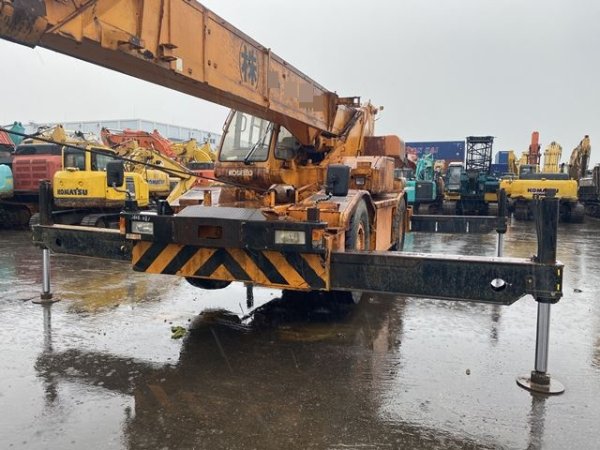 KOBELCO RK250-3 ★ Crane ★ Hook(Sub only), H-Outrigger, 32,566km(Odo meter Not working 走行距離メーター故障）, 揚検なし - изображение 27