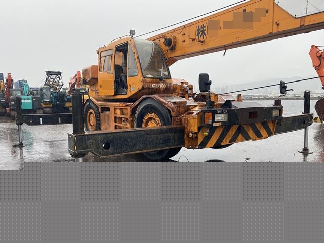 KOBELCO RK250-3 ★ Crane ★ Hook(Sub only), H-Outrigger, 32,566km(Odo meter Not working 走行距離メーター故障）, 揚検なし