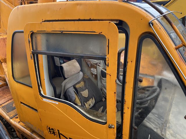 KOBELCO RK250-3 ★ Crane ★ Hook(Sub only), H-Outrigger, 32,566km(Odo meter Not working 走行距離メーター故障）, 揚検なし
