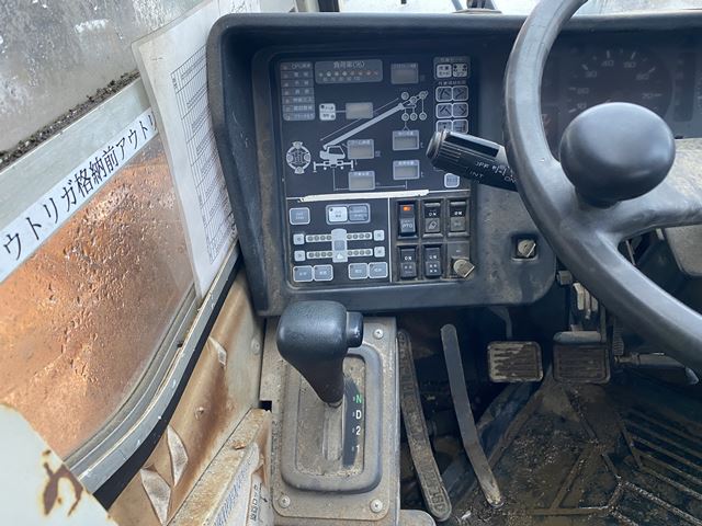 KOBELCO RK250-3 ★ Crane ★ Hook(Sub only), H-Outrigger, 32,566km(Odo meter Not working 走行距離メーター故障）, 揚検なし