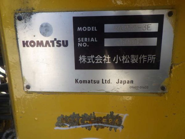 KOMATSU WA350-3E ★ Loader(Crawled/Wheeled) ★ Blade, CAB, Piping, A/C - Image 73