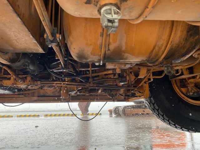 KOBELCO RK250-3 ★ Crane ★ Hook(Sub only), H-Outrigger, 32,566km(Odo meter Not working 走行距離メーター故障）, 揚検なし
