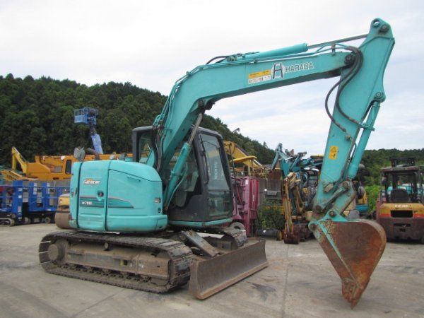 KOBELCO SK75SR-3 ★ Excavator ★ 450G+Pad, Blade, Piping, Arm Crane - Image 10
