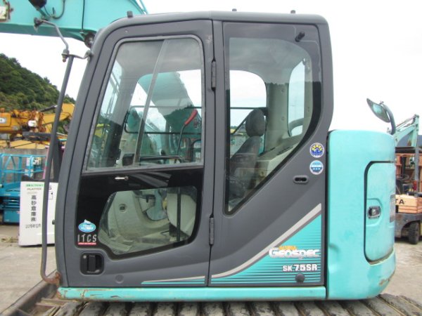 KOBELCO SK75SR-3 ★ Excavator ★ 450G+Pad, Blade, Piping, Arm Crane - Image 4