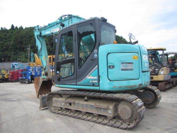 KOBELCO SK75SR-3 ★ Excavator ★ 450G+Pad, Blade, Piping, Arm Crane - Image 5