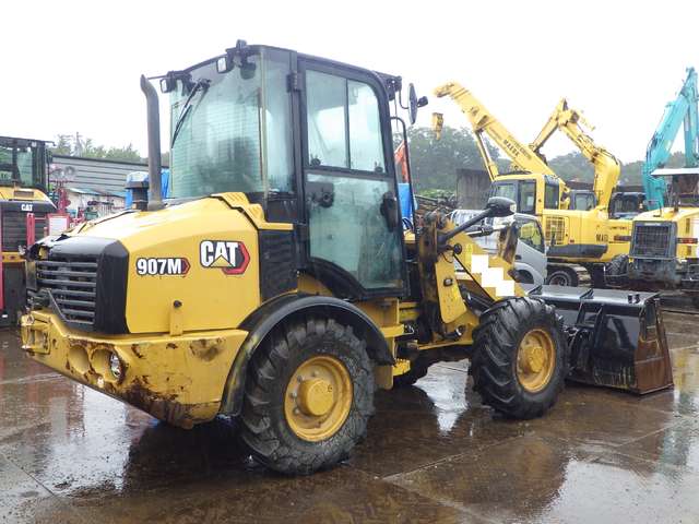 CAT 907M ★ Loader(Crawled/Wheeled) ★ CAB, BKT, Piping, Q/H, 建機工譲渡証なし