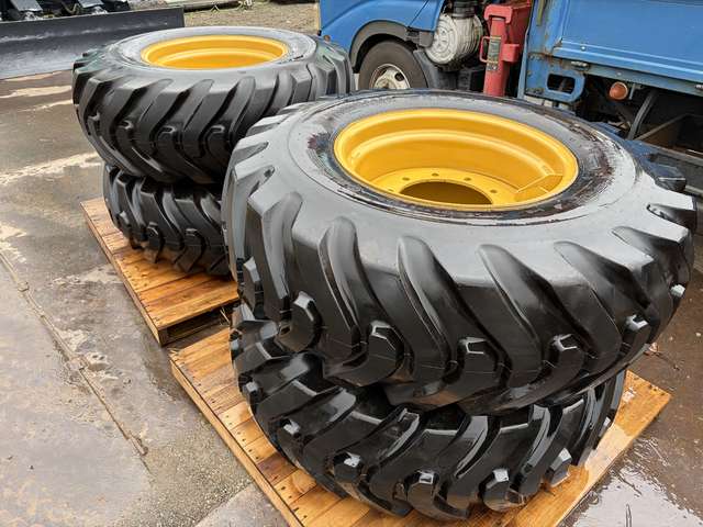 YOKOHAMA TIRE_4pcs ★ Parts & Attachment ★ Unused, 16.9-24-10PLY, w/Rim, for 910(lcurrent model)