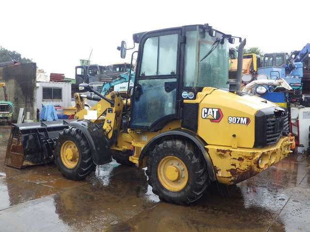 CAT 907M ★ Loader(Crawled/Wheeled) ★ CAB, BKT, Piping, Q/H, 建機工譲渡証なし