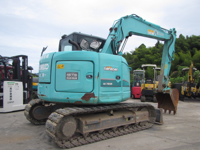 KOBELCO SK75SR-3 ★ Excavator ★ 450G+Pad, Blade, Piping, Arm Crane