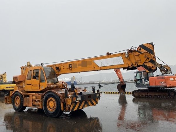KOBELCO RK250-3 ★ Crane ★ Hook(Sub only), H-Outrigger, 32,566km(Odo meter Not working 走行距離メーター故障）, 揚検なし - изображение 8