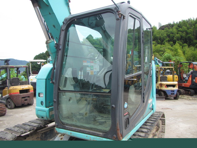 KOBELCO SK75SR-3 ★ Excavator ★ 450G+Pad, Blade, Piping, Arm Crane