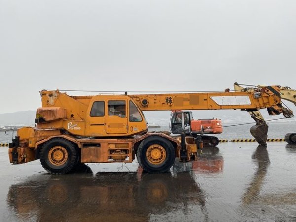 KOBELCO RK250-3 ★ Crane ★ Hook(Sub only), H-Outrigger, 32,566km(Odo meter Not working 走行距離メーター故障）, 揚検なし - изображение 7
