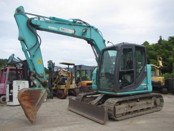 KOBELCO SK75SR-3 ★ Excavator ★ 450G+Pad, Blade, Piping, Arm Crane - Image 1