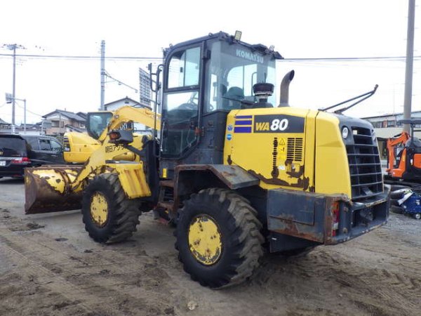 KOMATSU WA80-8 ★ Loader(Crawled/Wheeled) ★ CAB, BKT, Long Arm, A/C, 30,157km - Image 8