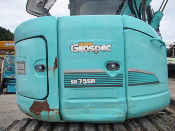 KOBELCO SK75SR-3 ★ Excavator ★ 450G+Pad, Blade, Piping, Arm Crane - Image 8